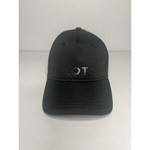 Peleton Baseball Cap Classic Black Adjustable One Size Hat